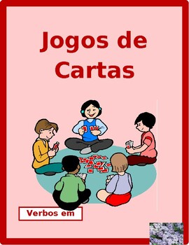 Preview of AR Verbs in Portuguese Verbos AR Present Tense Card Games