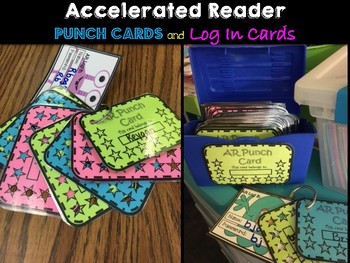 Preview of Accelerated Reader Punch Cards & Log In Card Bundle