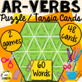 AR Regular Spanish Verbs Matching Game | Tarsia Puzzle Game 