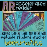 AR Student Tracker Bookmarks *Editable*