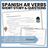 AR Verb Conjugation Story | Present Tense AR Verbs in Spanish