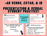 AR Verbs, Estar, IR, Preposition Vocabulary in Spanish - E