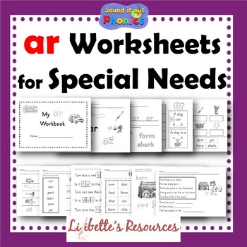 Preview of AR Worksheets: Suitable for Special Needs