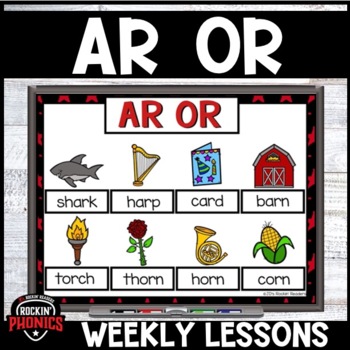Preview of Science of Reading AR OR | R Controlled Vowels Worksheets and Games