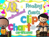 AR or Reading Counts Motivational Clip Chart and Certifica