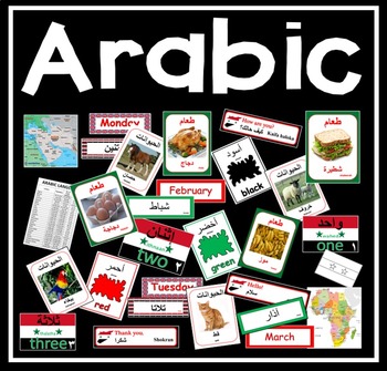 Preview of ARABIC LANGUAGE RESOURCES -GEOGRAPHY DISPLAY EAL SYRIAN SYRIA MAPS AFRICA