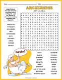 ARCHIMEDES No Prep Word Search Puzzle Worksheet Activity