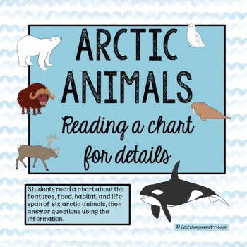 Preview of ARCTIC ANIMALS: Reading a Chart for Information