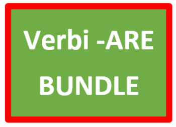 Preview of ARE Verbs in Italian Verbi ARE Bundle