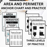 AREA, PERIMETER, and VOLUME ANCHOR CHART WITH PRACTICE