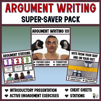 Preview of Argument Writing Super-Saver Bundle