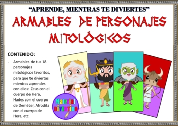 Preview of ARMABLES DE PERSONAJES MITOLÓGICOS (APRENDIENDO CON DIVERSIÓN)