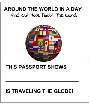 Preview of AROUND THE WORLD IN A DAY - GEOGRAPHY - ACTIVITY TRAVEL PASSPORT