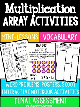 Preview of MULTIPLICATION ARRAY Activities