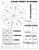 ART 101: Color Wheel Worksheet (in Spanish)