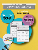 ART DRAWING CHALLENGE - TIC TAC TOE - GAME - Great for EAR