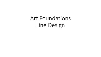 Preview of ART Foundations: Line Design Unit