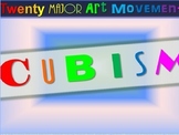 ART HISTORY "Cubism" - 25 rich slides with graphics, sampl