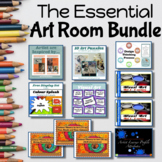 ART ROOM Posters, centers, reflection stems, design thinki