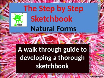 Preview of ART. Sketchbook Workbook Step by Step Guide