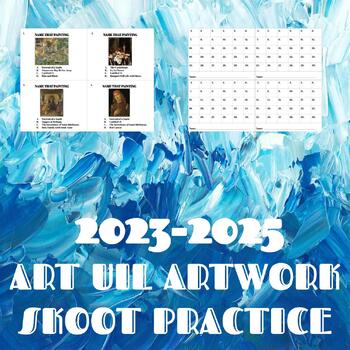 Preview of ART UIL ARTWORK SKOOT 2023-2025