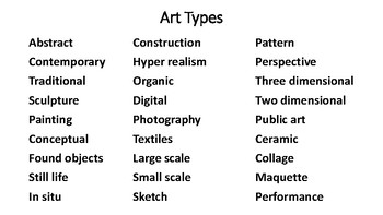 words to use in art essays