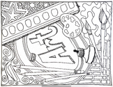 ART coloring page