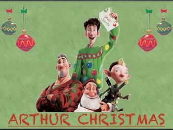 Preview of ARTHUR CHRISTMAS MOVIE GUIDE,  CHRISTMAS ACTIVITY