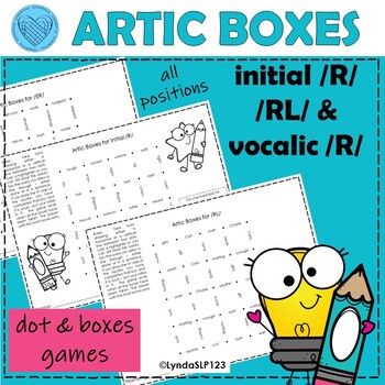 Preview of ARTIC BOXES game for initial R, vocalic R and RL Articulation Therapy
