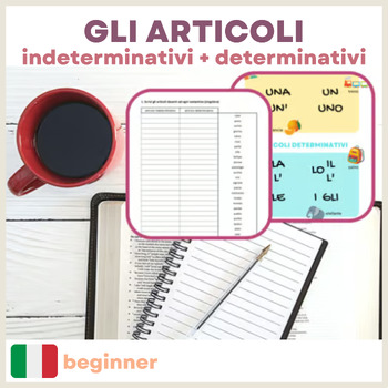 Preview of ARTICOLI indeterminativi e determinativi - Italian grammar articles and nouns