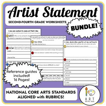 Preview of ARTIST STATEMENTS | SECOND - FOURTH | NATIONAL CORE ARTS STANDARDS