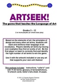 ARTSEEK! The Language of Art Game