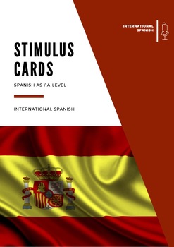 Preview of AS / A-Level (British A Level) Spanish speaking stimulus cards