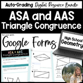 ASA and AAS Triangle Congruence Google Forms Homework