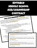 ASB Leadership Editable Contract