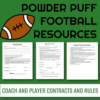 Preview of ASB - Powder Puff Football Rules, Forms, Contracts