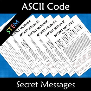Preview of Binary Coding Unplugged Secret Codes Ascii