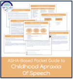 ASHA-Based Pocket Guide to Childhood Apraxia of Speech