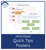 ASHA Based- Quick Tip Posters