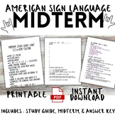 ASL 1 Midterm - Signing Naturally Units 1-3 + Deaf Culture