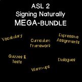 ASL 2 Signing Naturally MEGA BUNDLE