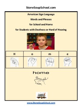 Preview of ASL 20 Everyday Phrases for Deafness or Hard of Hearing