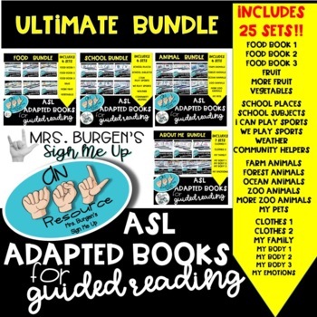 Preview of ASL Adapted Books ULTIMATE BUNDLE