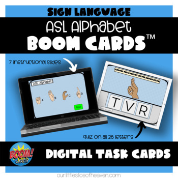 Preview of ASL Alphabet | American Sign Language Boom Cards™