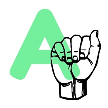 Preview of ASL Alphabet Banner