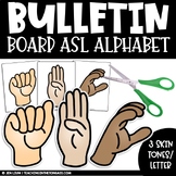 ASL Alphabet Bulletin Board Letters Poster