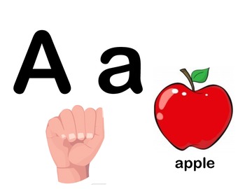 Preview of ASL Alphabet Cards