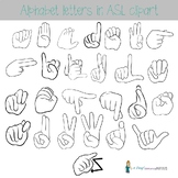 ASL Alphabet Clipart