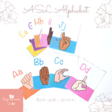 ASL Alphabet Flash Cards & Posters