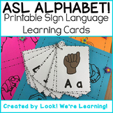 Sign Language Alphabet Learning Cards - ASL Alphabet!